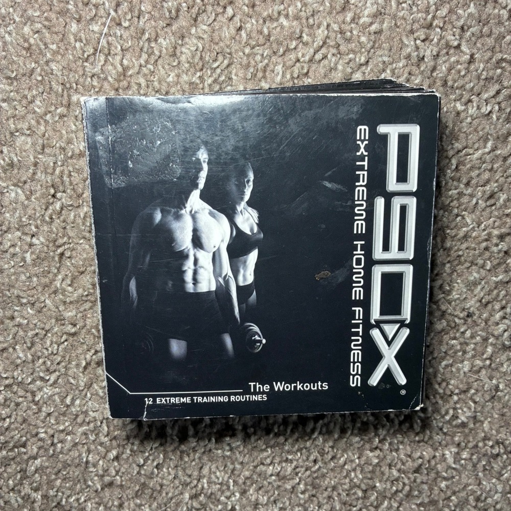 Beachbody P90X Extreme Home Fitness DVD Set Tony Horton Workout Training 12 Disc